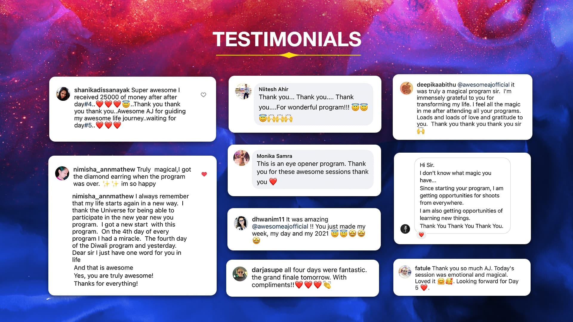 new year new you program testimonials